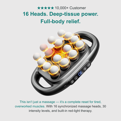 ReviFlex™ 16-Head Deep Tissue Massager